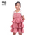 2-in-1 Polka Dress for Girls [621]