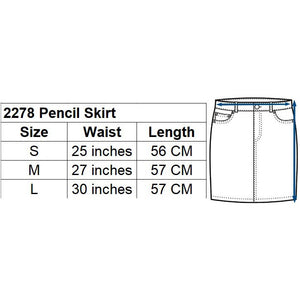 Pencil Skirt para sa mga Kababaihan [2278]