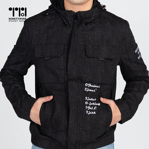 Hooded Bomber Jacket [8710]