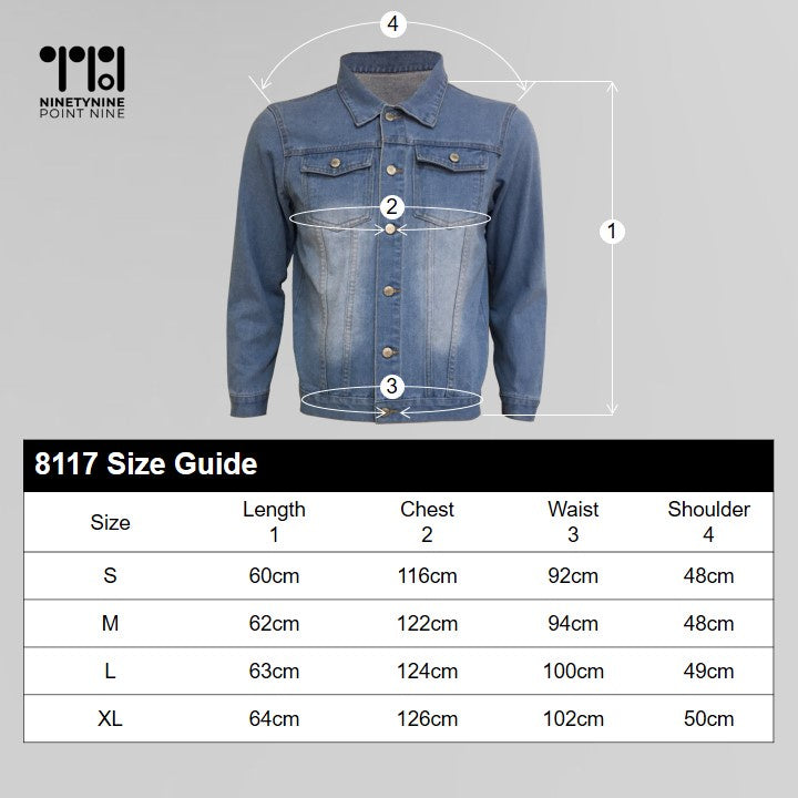 Washed Denim Jacket [8117]