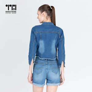 Cropped Denim Jacket [8953]