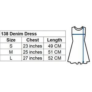 Denim Dress para sa mga Babae [138]