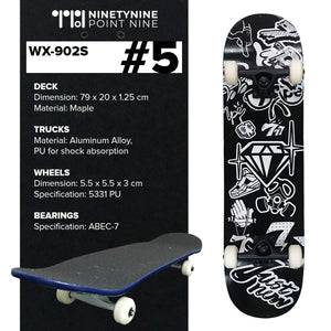 Classic Skateboard for Kids/Teens/Adults [WX-902S]