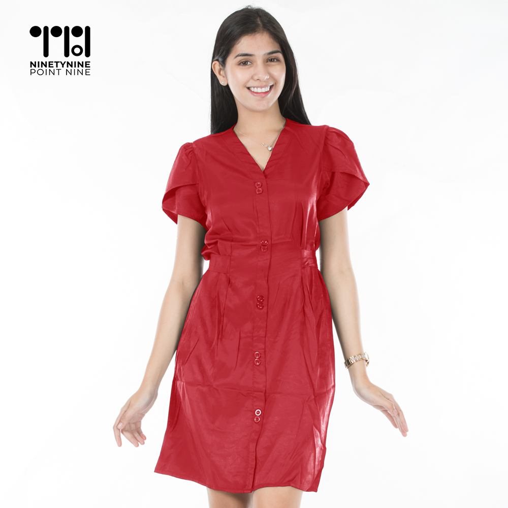 Simpleng Button-down Dress [815]
