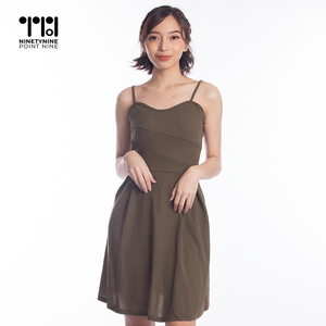 Spaghetti Strap Dress for Women [8109]