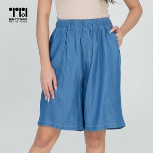 Gartered Cotton Shorts for Women [622]