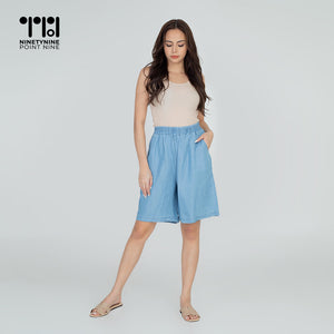 Gartered Cotton Shorts for Women [622]