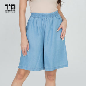 Gartered Cotton Shorts for Women [622]