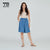 Gartered Cotton Shorts for Women [622]