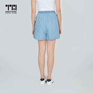 Gartered Cotton Shorts for Women [635]