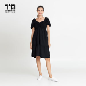 Puff Sleeves Dress for Women [636]