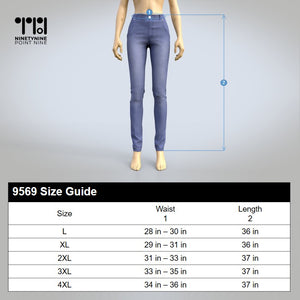 Plus Size Chino Pants for Women [9569]