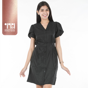 Simpleng Button-down Dress [815]