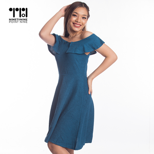 Off Soulder Pop Dress for Women [1098]