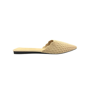 Sandalyas na Flat Mule na may Geometric Designs [SL-4520]