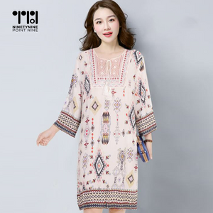 Multi-color Paisley Tunic Dress [808]