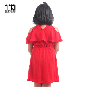 Cut Out Shoulder Dress for Girls [302]