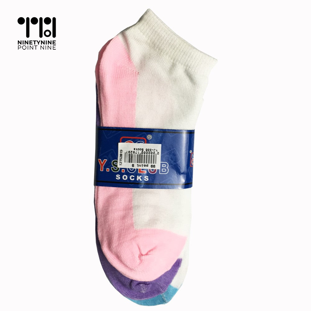 Cotton Socks (Assorted Color) for Girls [YJ-336]