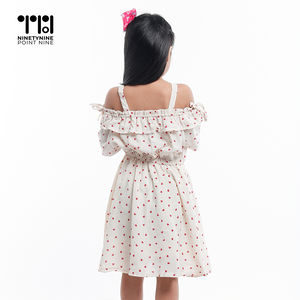 Dress na Off Shoulder para sa mga Batang Babae [633]