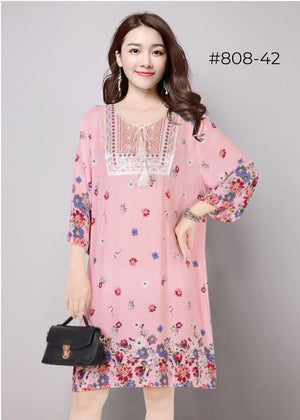 Multi-color Paisley Tunic Dress [808]