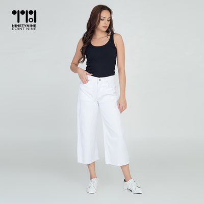 Denim Square Pants for Women [59022]