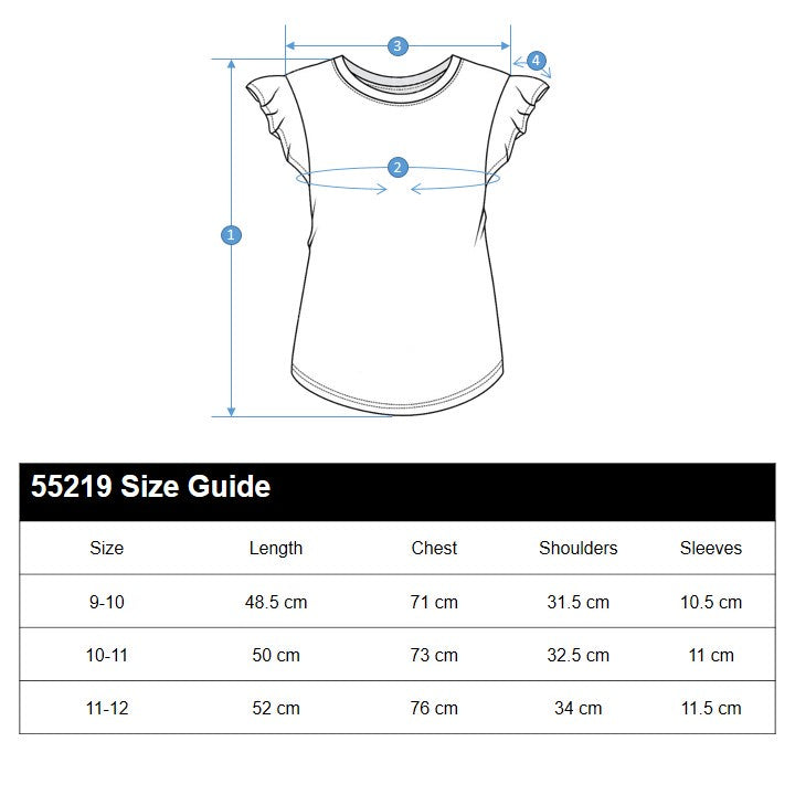 Blusa para sa mga bata (Paruparo) [55219]